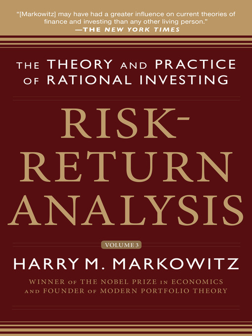 Title details for Risk-Return Analysis, Volume 3 by Harry M. Markowitz - Available